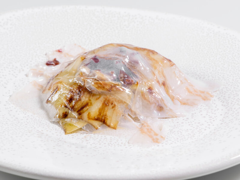 Flor de alcachofa y velo iberico Casa Belarmino 02