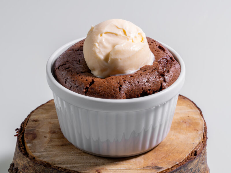 Souffle de chocolate Casa Belarmino